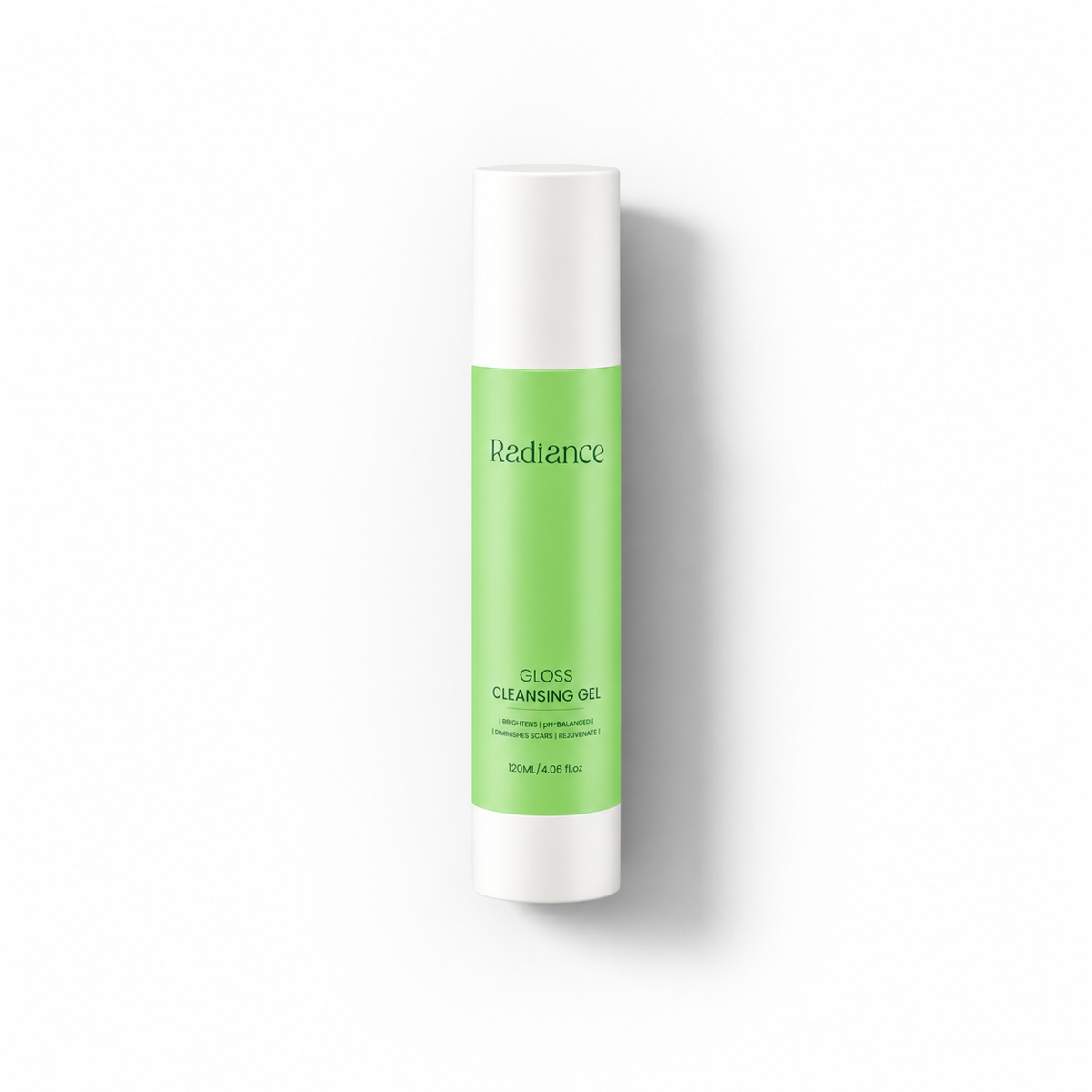 Radiance Gloss Cleanser 120ml, pH-balanced gel cleanser