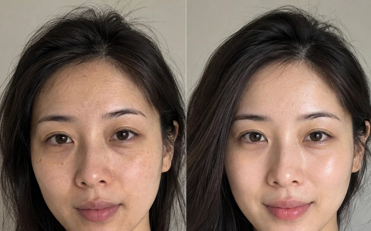 Facials before and after